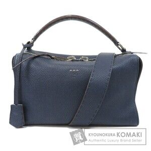 Fendi Selleria Ray Handbag Calfskin Leather